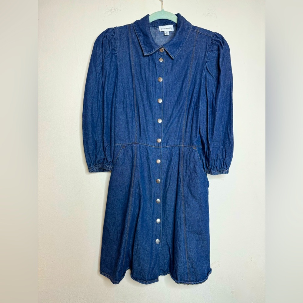 WAREHOUSE denim dress sz S